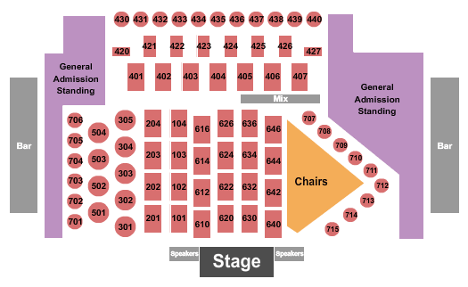 Canyon Club Train Seating Chart