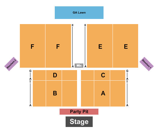 John Jimmie Rodeo Grounds Train Seating Chart